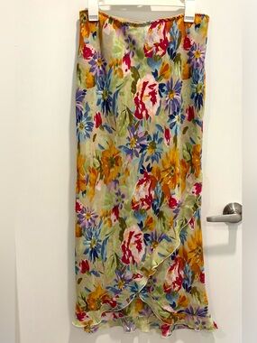 Giorgio Fiorlini Y2K Floral Watercolor Skirt